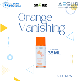 Original AESUB Orange Long Lasting Vanishing 3D Scanner Einscan Spray - 35 ml